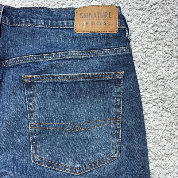 Levis Jeans Mens 36 x 32 Baggy Dark Wash Casual Denim Relaxed Grunge Skate Basic - Picture 4 of 5